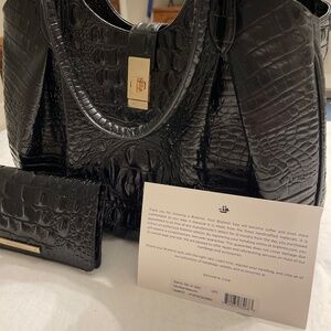 Brahmin Cecila and Ady 2 piece set in Black